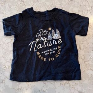 Kids Black T-Shirt 6-12Mos